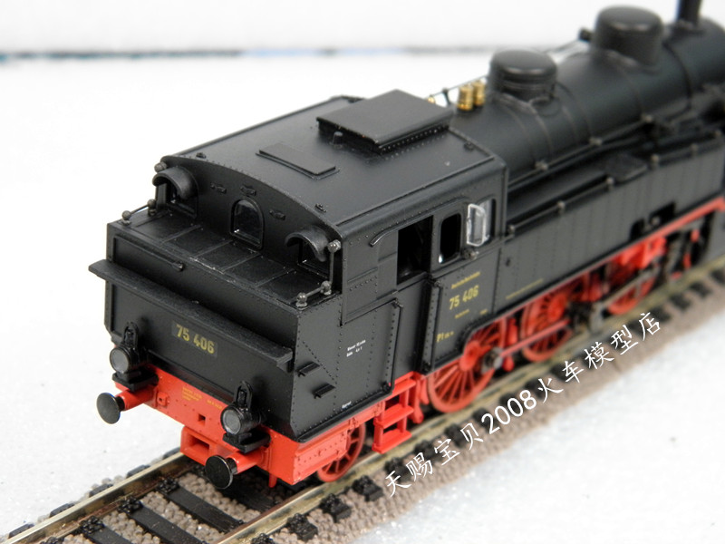 天赐宝贝*LILIPUT*1：87 火车模型 BR75 406 DRG模拟蒸汽机车特价 - 图1