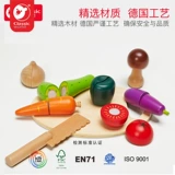 Деревянная семейная игрушка для разрезания для мальчиков и девочек, 1-2-3 лет, можно грызть