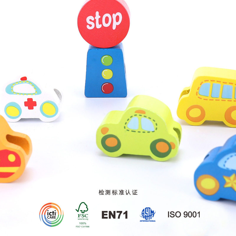 可来赛儿童玩具1-3岁积木制串珠 可来赛婴幼儿串珠/绕珠