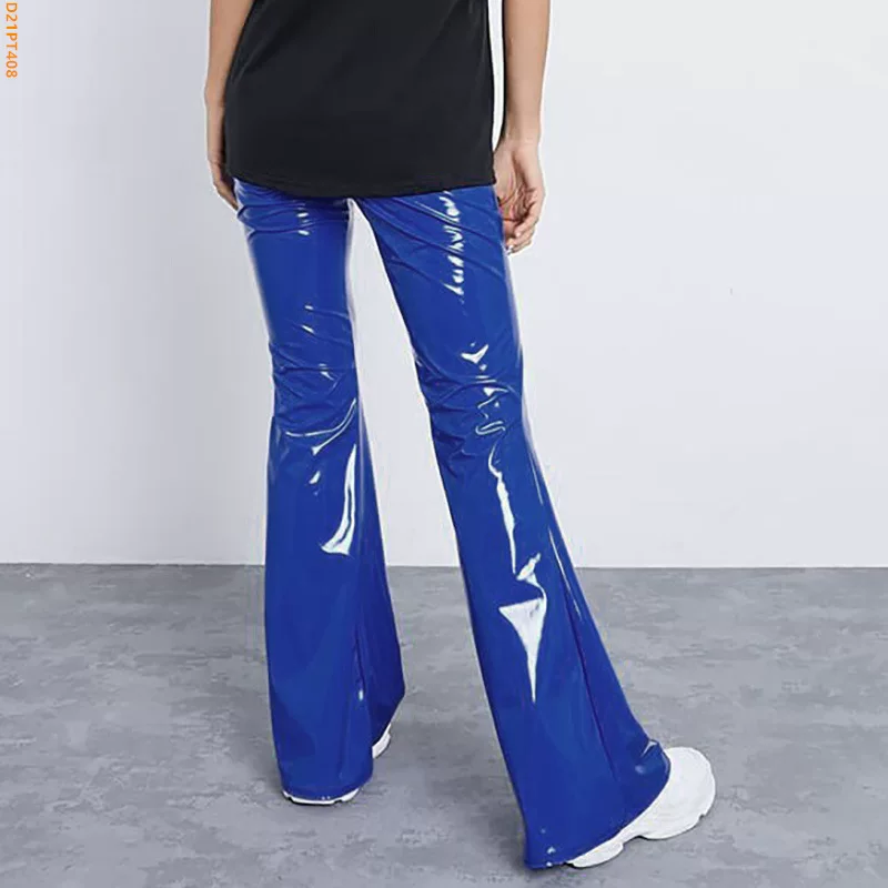 Голубые брюки, мужской комбинезон, обтягивающие, зеркальный эффект
