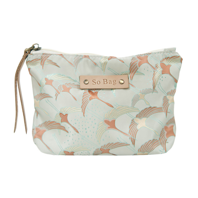 Sobag literary hand-held makeup bag Chinese style mobile phone bag