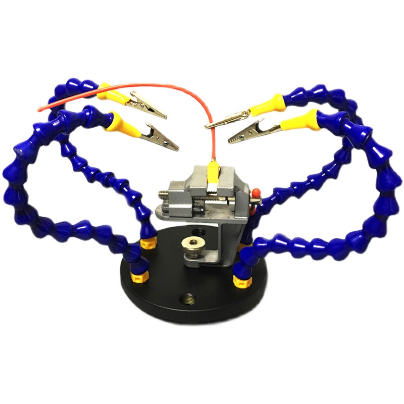 焊接万向维修固定架辅助工具台焊接支架夹具电路板多功能电烙铁 - 图2