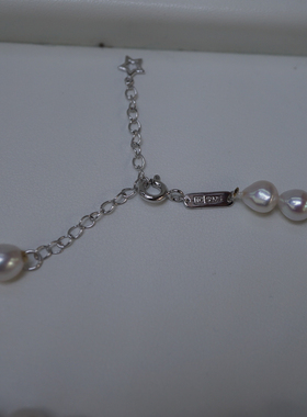 小项链扣S925纯银5mm弹簧扣diy珍珠项链手链扣