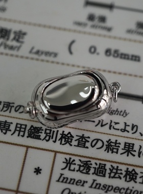 日本制配件银制珍珠项链扣手链扣保色强精工