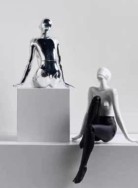 电镀机械女神摆件树脂现代