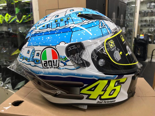 DDT 正品AGV Pista GP-R罗西限量版雪村雪镇屋碳纤维赛车头盔 - 图0