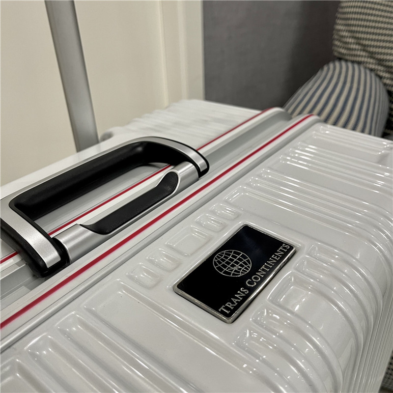 高端日货铝框行李箱日乃本刹车轻音万向轮拉杆箱28寸珠光白旅行箱,淘宝优惠券,粉丝福利购,淘宝优惠卷