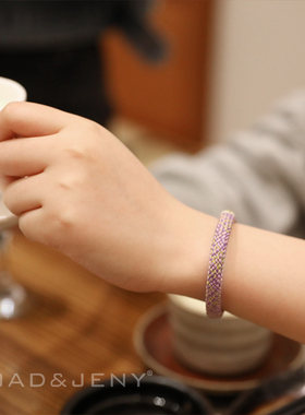 可爱宝莉色手绳糖果系