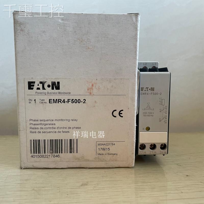 询价全新正品口EATON伊穆勒穆勤进相序继电-器 EMR4-F5顿002 - 图0