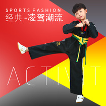 Custom Taekwondo Childrens Mens and Mens Black Coach Training Customized Clothing Performance Daekwondo Clothes