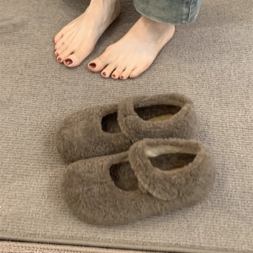 小个子内增高5CM 软糯糯羊羔毛加绒保暖玛丽珍勃肯鞋秋冬厚底棉鞋,淘宝优惠券,粉丝福利购,淘宝优惠卷