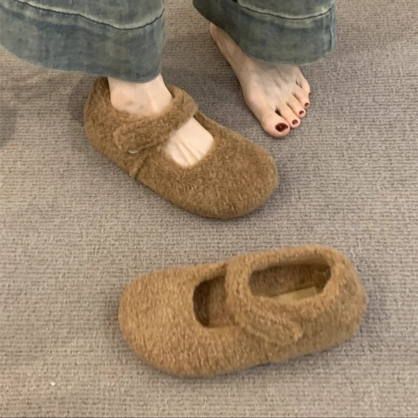 小个子内增高5CM 软糯糯羊羔毛加绒保暖玛丽珍勃肯鞋秋冬厚底棉鞋,淘宝优惠券,粉丝福利购,淘宝优惠卷