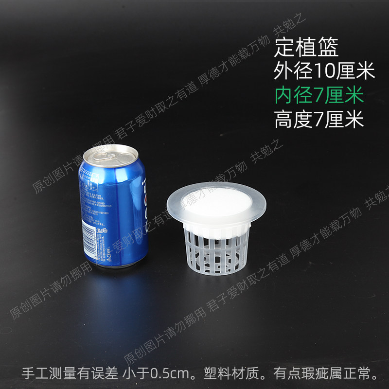 水培定植篮塑料半透明加深带海绵垫网水果蔬菜豆子种子瓶子容器皿,淘宝优惠券,粉丝福利购,淘宝优惠卷