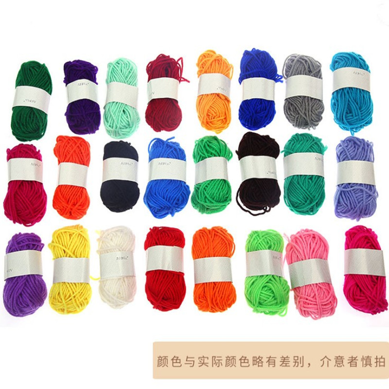 彩色毛线球毛线团儿童手工制作DIY编织粘贴画幼儿园手工材料 - 图1