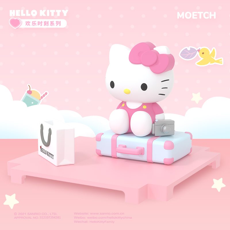 HelloKitty欢乐时刻系列盲盒凯蒂猫咪可爱萌趣微盒可爱女生礼物 - 图0