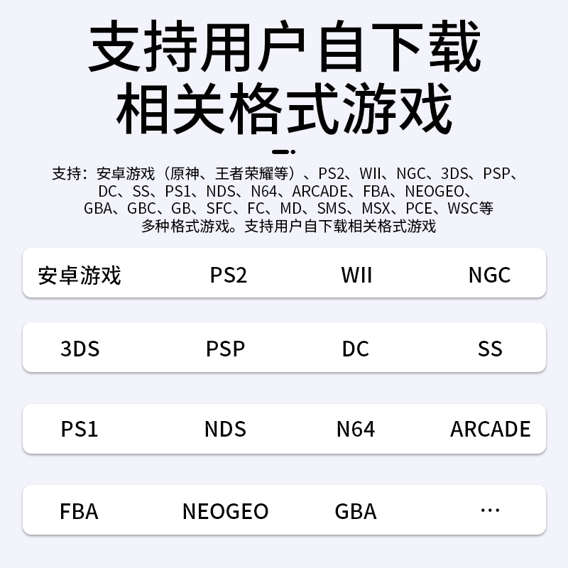 安伯尼克RG406V安卓高性能掌机连电视掌上游戏机双摇杆串流连手柄 - 图2