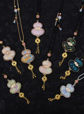 2026新款非遗宋锦手工项链