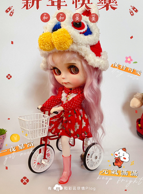 闪电合金静态复古三轮车模型摆件