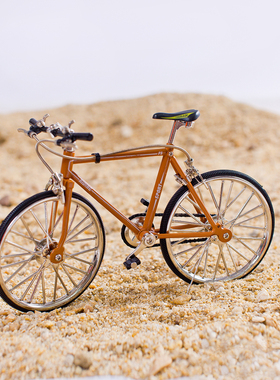 diy桌面仿真礼品金属自行车模型