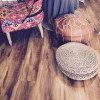 Handmade straw bay window Zen meditation style round meditation cushion
