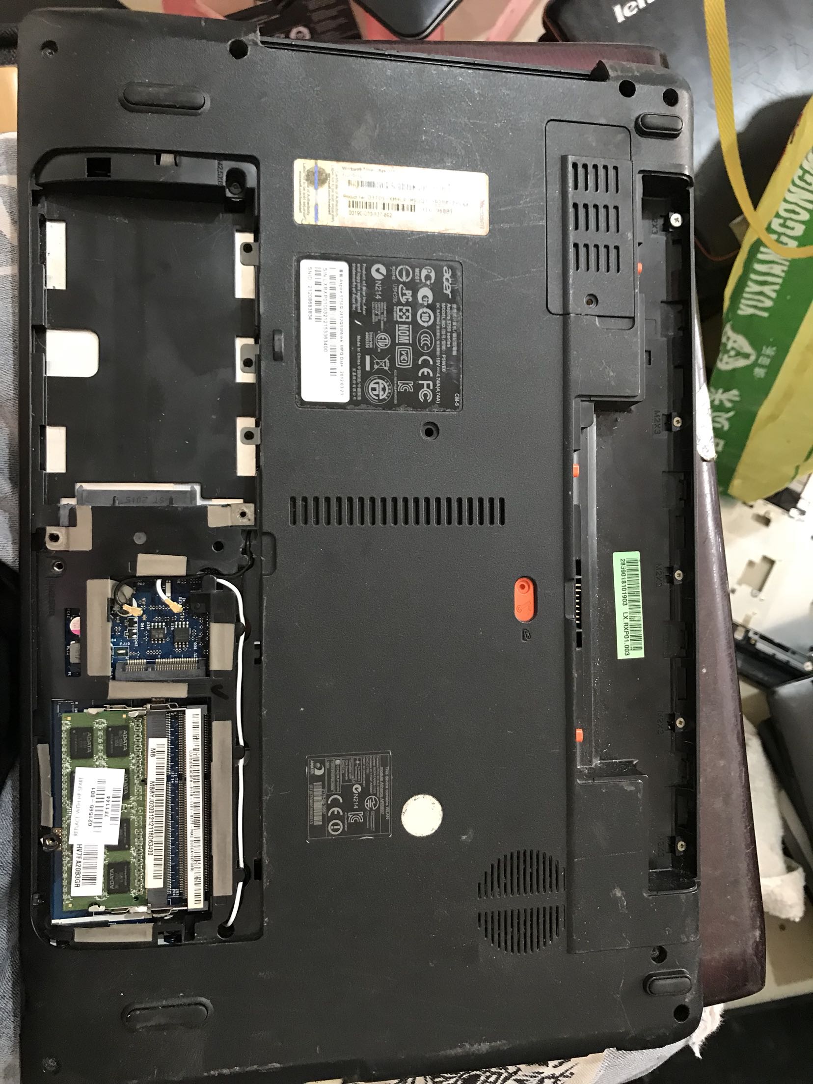 原装宏基 Acer 5750G 5750Z D壳 C壳键盘壳带触摸板 a B壳-图0