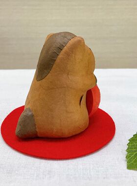 本岸现货日本制2026限定马年手作和纸小马与福神达摩摆件招福开运