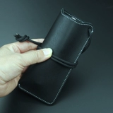 Кожаные солнцезащитные очки ручной работы, сумка для хранения