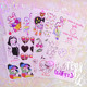 Flower-armed girl ins style cute 99 dark tattoo stickers