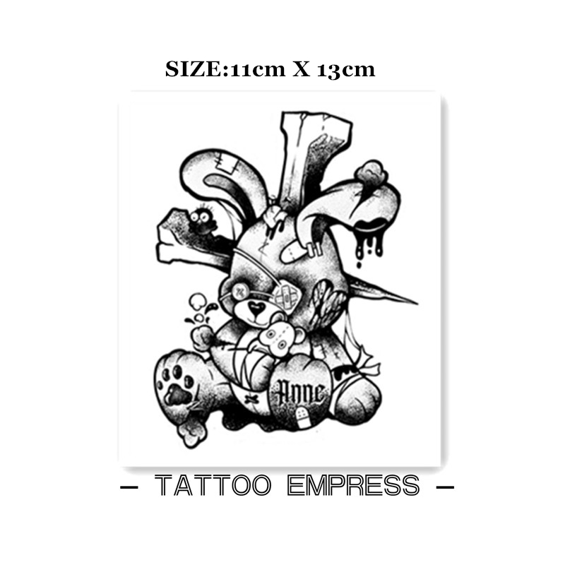 刺青女王TATTOO EMPRESS草本果汁纹身贴星黛露卡通兔兔逼真持久-图1