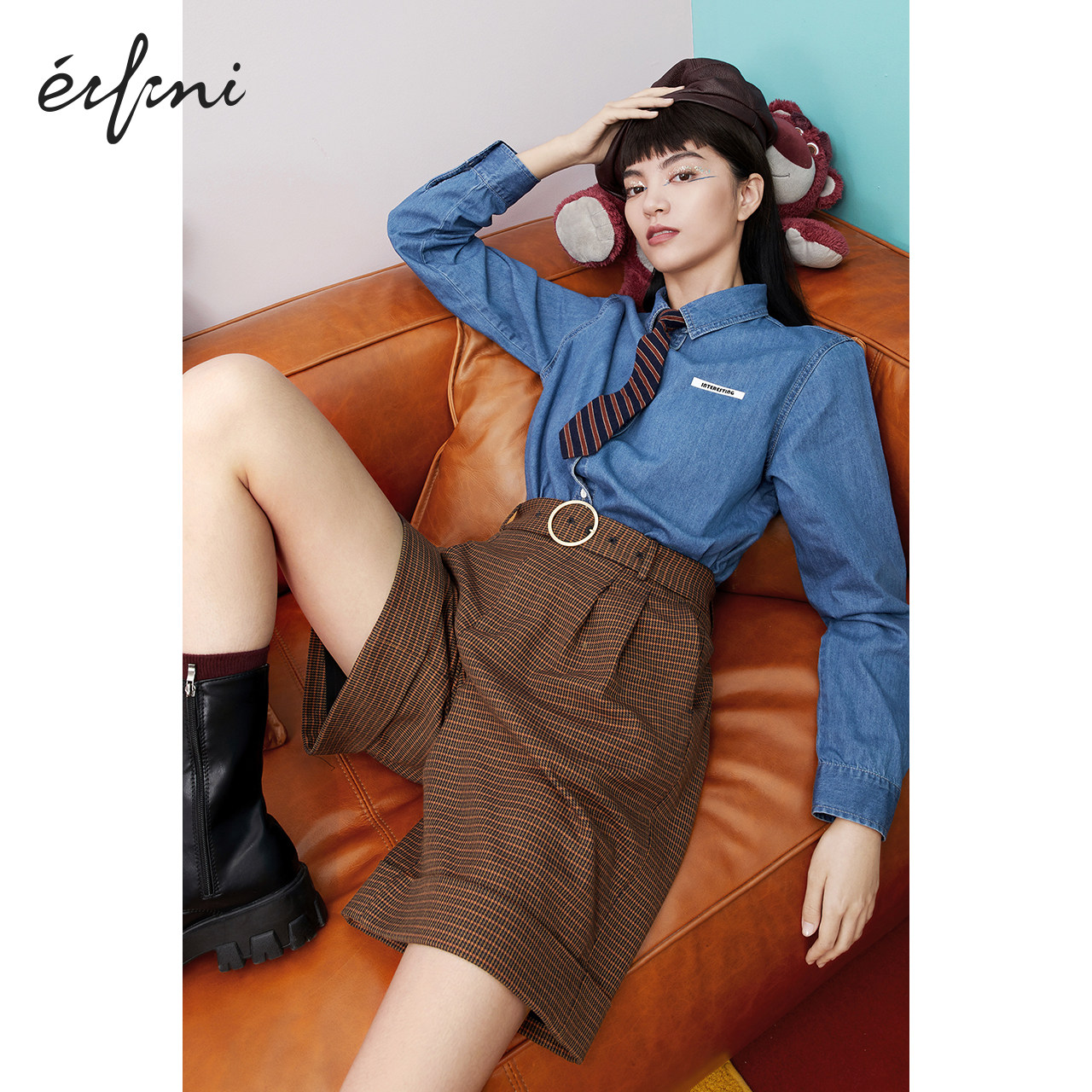 伊芙丽女2020新款秋装女裤休闲裤 伊芙丽旗舰休闲裤