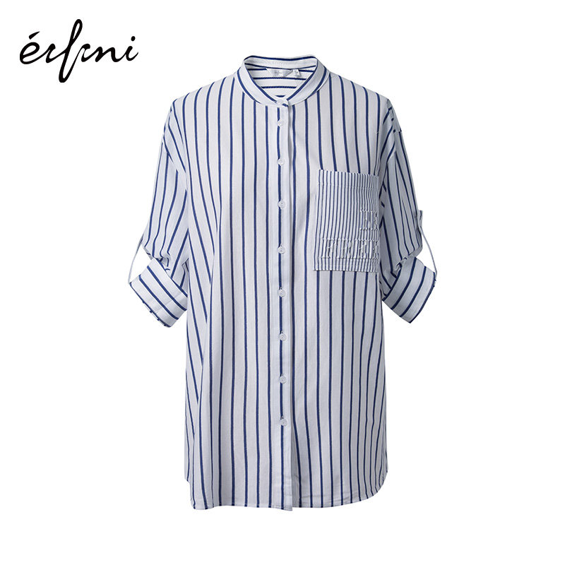 【商场同款】伊芙丽夏装新款韩版衬衫 伊芙丽旗舰衬衫