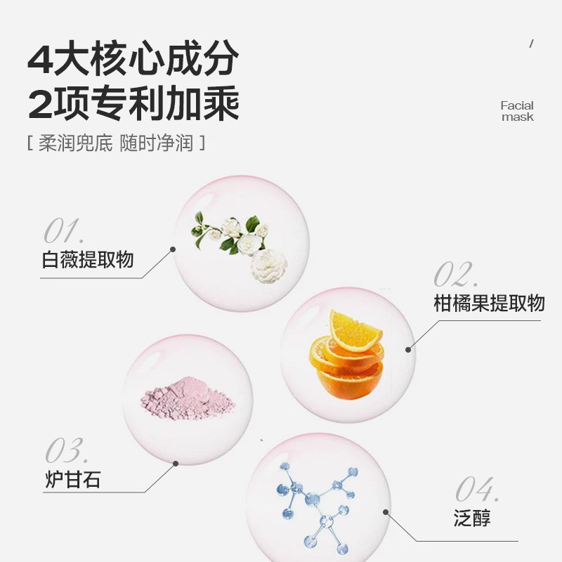 【新品】森田分时CP涂抹式保湿睡眠面膜毛孔污垢清洁泥膜敏感肌