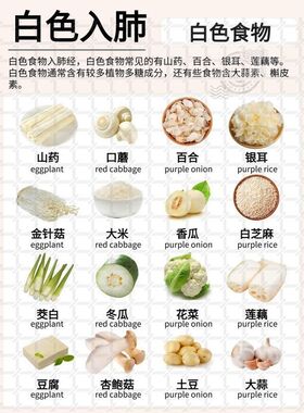 五脏最爱养生食物海报自粘贴画防