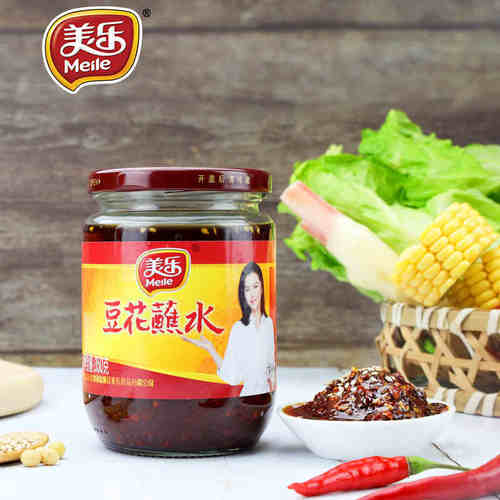 自贡富顺美乐豆花蘸水火锅底料火锅干锅烧烤拌面拌菜饭350g特产 - 图0