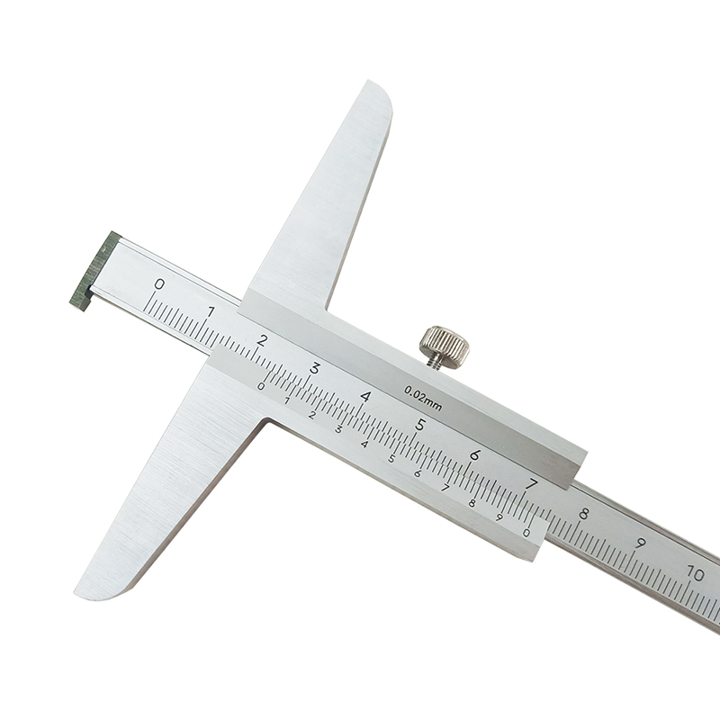 靖江棱环双钩多用深度游标卡尺0-200/0-300mm0.02双钩深度尺 - 图2