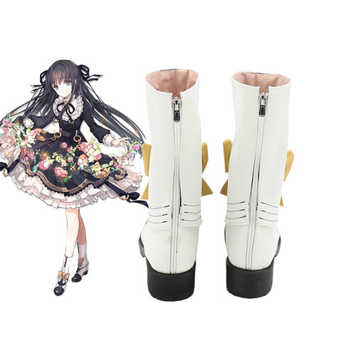 Arcaea 花对立cos鞋定制 动漫Cosplay女靴支持看图制作 - 图1