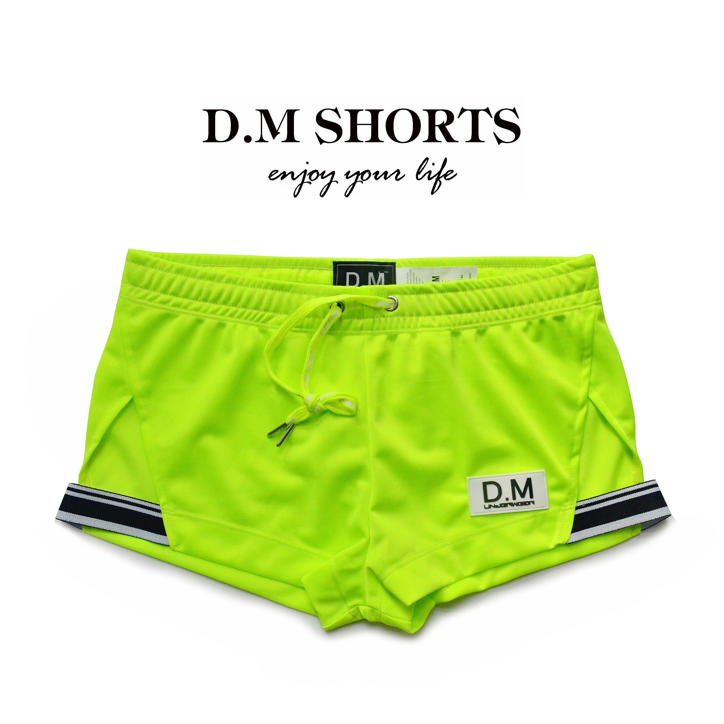 D.M男家居裤低腰性感居家短裤 简约系绳涤纶休闲阿罗裤平角裤四角,淘宝优惠券,粉丝福利购,淘宝优惠卷