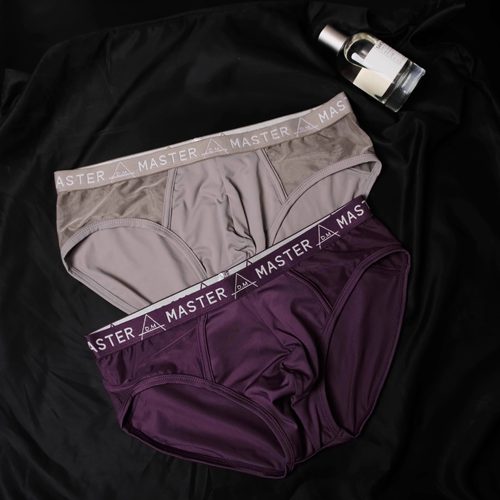 D.M男内裤低腰性感男三角裤网眼透气透明网纱夏季新正装运动纯色 - 图2