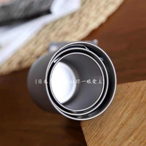 snow peak日本雪峰山女渔联名户外露营纯钛水杯可折叠便携咖啡杯 - 图2