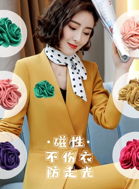 西装大衣外套防走光大别针开衫