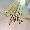 Brass Square Tube Brass Hollow Flat Tube DIY Jewelry Material Metal Brass Accessories Model Making Supplies