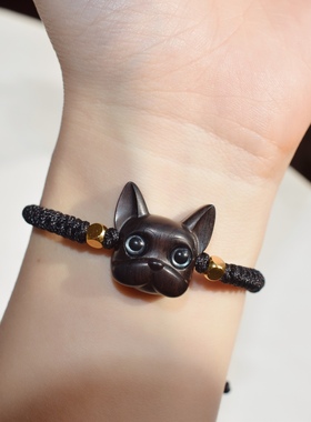 超萌法斗狗狗手链忠诚守护