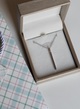 【一】手工纯银项链轻奢简约高级感小众设计情人节情侣项链送礼