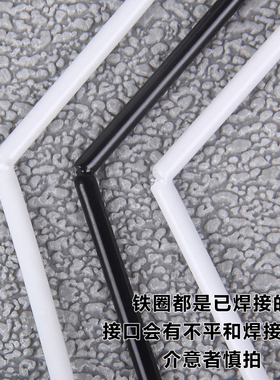 饰品配件材料diy捕梦网焊接黑色 白色五角星铁圈环保不生锈铁环