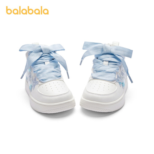 【艾莎IP】巴拉巴拉女童板鞋秋冬鞋子甜美小白鞋潮透气迪士尼鞋子 - 图3