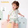 巴拉巴拉童装男童短袖套装婴儿夏装