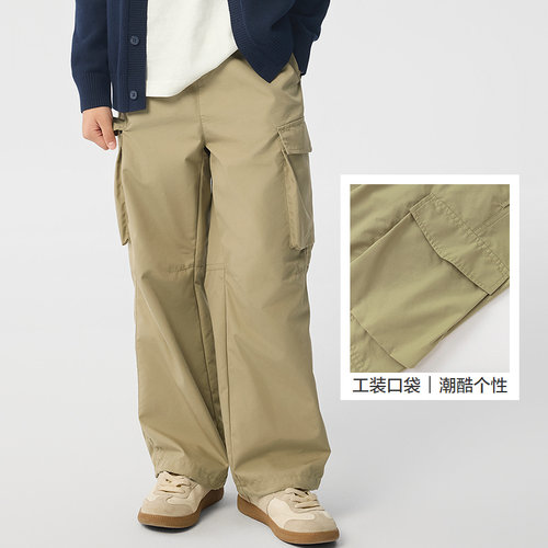 巴拉巴拉童装儿童裤子男童长裤女童春秋宽松工装裤百搭时尚户外 - 图2