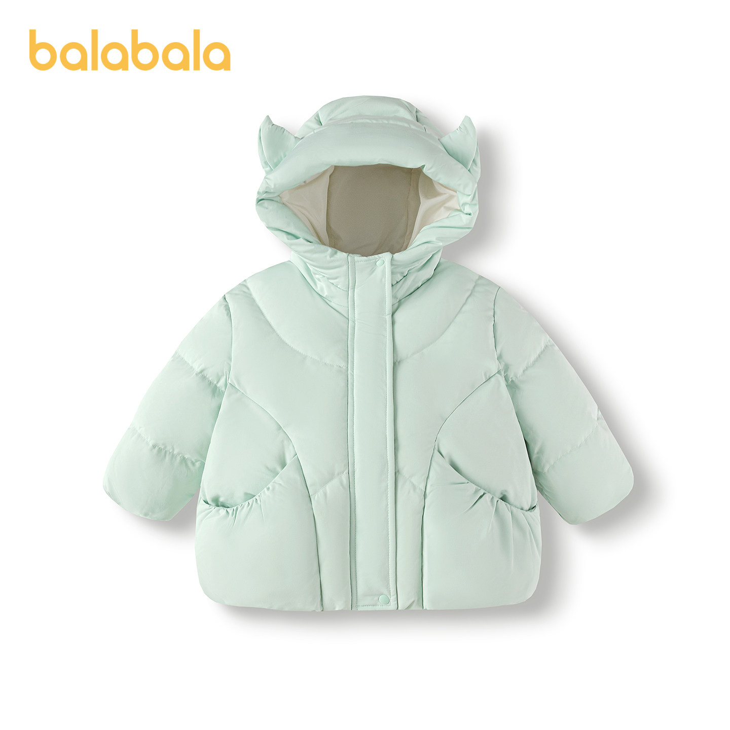 【商场同款】巴拉巴拉童装女童羽绒服2025新款冬装连帽外套甜美萌,淘宝优惠券,粉丝福利购,淘宝优惠卷