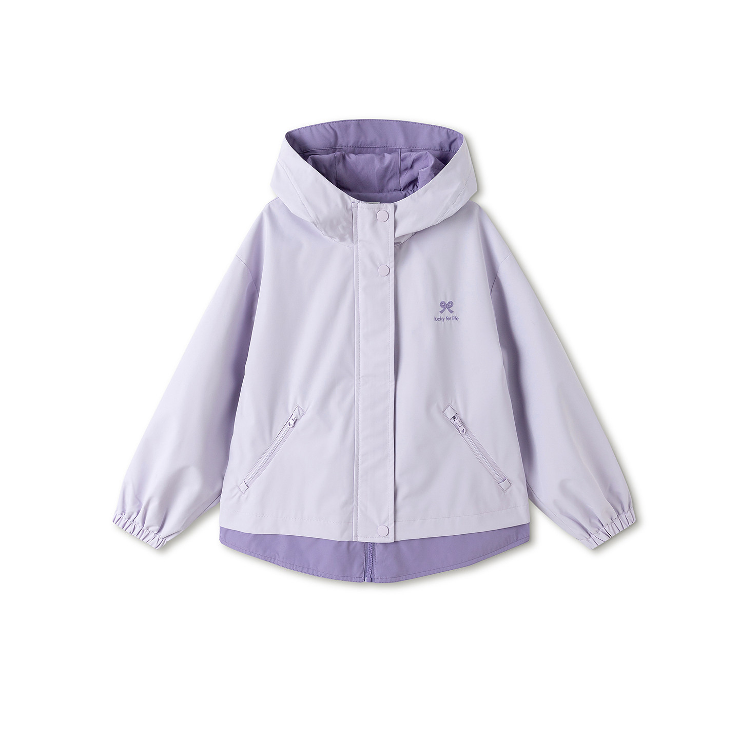 巴拉巴拉童装儿童外套女童上衣2026新款春防风防泼水户外甜美萌趣