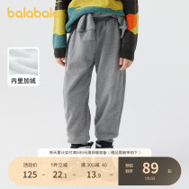 (Mall same section) Balabala boy casual pants 2023 autumn winter clothing children gush pants big boy girl